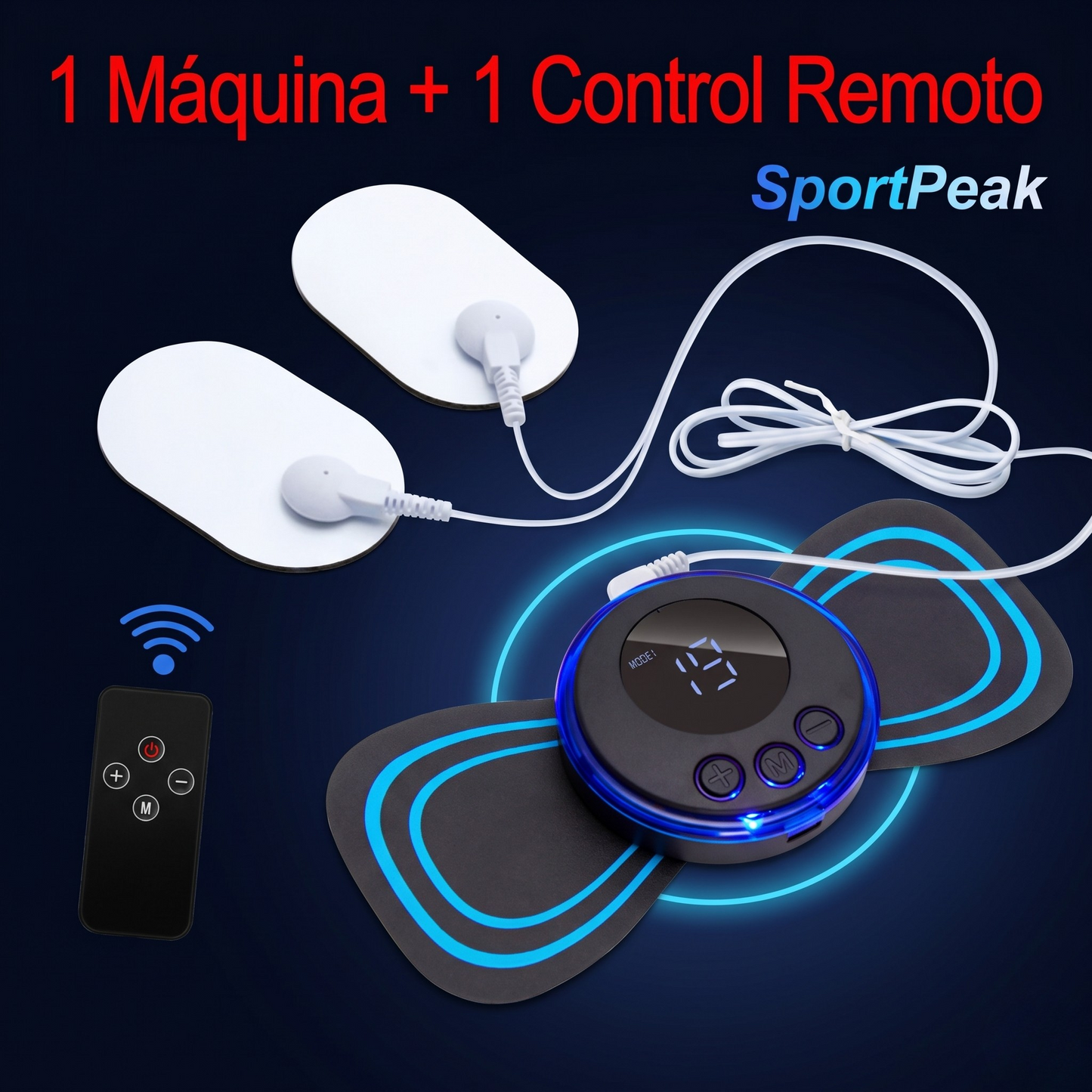 Masajeador EMS Inteligente SportPeak™ | Recuperación Muscular Pro